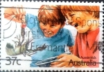 Stamps Australia -  Intercambio 0,20 usd 37 cents. 1987