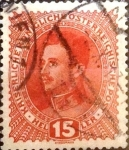 Stamps Austria -  Intercambio 0,20 usd 15 heller 1917