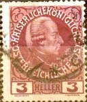 Stamps Austria -  Intercambio 0,20 usd 3 h. 1913