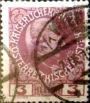 Stamps Austria -  Intercambio 0,20 usd 3 h. 1913