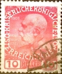 Stamps Austria -  Intercambio 0,20 usd 10 h. 1913