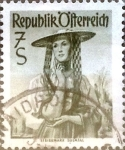 Stamps : Europe : Austria :  Intercambio ma4xs 2,25 usd 7 s. 1952
