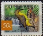 Sellos del Mundo : Oceania : Australia : AUSTRALIA 2003 Scott 2162 Sello Fauna Animales Aves Yellow bellied sunbird usado Michel 2240 