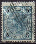 Stamps : Europe : Austria :  AUSTRIA 1901 Michel 87 SELLO SERIE BASICA KAISER KOENIC