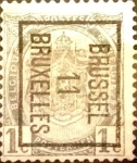 Stamps Belgium -  Intercambio 0,20 usd 1 cents. 1907