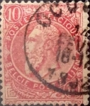 Stamps Belgium -  Intercambio 0,40 usd  10 cents. 1900