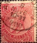 Stamps Belgium -  Intercambio 0,40 usd  10 cents. 1900