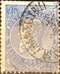 Stamps Europe - Belgium -  Intercambio 0,50 usd  25 cents. 1893