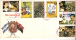Stamps : America : Nicaragua :  Sobre de primer día: I aniversario de la victoria, 19 de julio de 1980