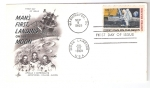 Stamps United States -  Sobre de Primer día: Primer hombre en la luna