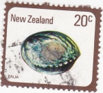 Stamps New Zealand -  paua- abulón