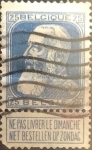 Stamps Belgium -  Intercambio 0,85 usd 25 cents. 1905