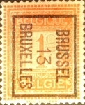 Stamps Belgium -  Intercambio 0,20 usd 1 cents. 1912