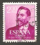 Stamps Spain -   1352 - Centº del nacimiento de Juan Vázquez de Mella