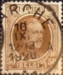 Stamps Belgium -  Intercambio 0,20 usd 50 cents. 1925