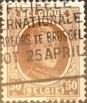 Stamps Belgium -  Intercambio 0,20 usd 50 cents. 1925