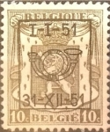 Stamps Belgium -  Intercambio 0,20 usd 10 cents. 1935