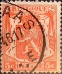 Stamps Belgium -  Intercambio 0,20 usd 5 cents. 1935