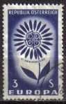 Stamps : Europe : Austria :  AUSTRIA 1964 Michel 1173 SELLO SERIE EUROPA CEPT FLOR