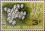 Sellos de Europa - B�lgica -  Intercambio jcxs 0,20 usd 3 francos 1961