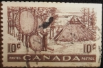 Stamps : America : Canada :  Campamento
