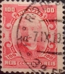 Sellos de America - Brasil -  Intercambio 0,20 usd  100 r. 1906
