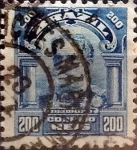 Stamps : America : Brazil :  Intercambio 0,20 usd  200 r. 1906