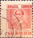 Sellos de America - Brasil -  Intercambio 0,50 usd  10000 r. 1941