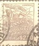 Stamps : America : Brazil :  Intercambio 0,20 usd  2 cr. 1947