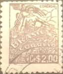 Stamps Brazil -  Intercambio 0,20 usd  2 cr. 1947