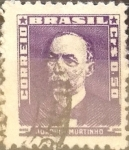 Sellos de America - Brasil -  Intercambio 0,20 usd  0,50 cr. 1954