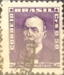 Stamps Brazil -  Intercambio 0,20 usd  0,50 cr. 1954