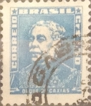 Sellos de America - Brasil -  Intercambio 0,20 usd  1,50 cr. 1954