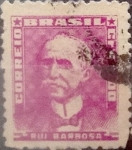 Stamps : America : Brazil :  Intercambio 0,20 usd  5 cr. 1956