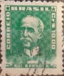 Stamps : America : Brazil :  Intercambio 0,20 usd  10 cr. 1960