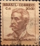 Stamps : America : Brazil :  Intercambio 0,75 usd  20 cr. 1947