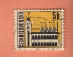 Stamps Czechoslovakia -  Edificio