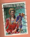 Stamps : America : Bolivia :  Danza