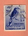 Stamps : Africa : Myanmar :  Pajaro