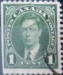 Sellos de America - Canad� -  Intercambio 0,20 usd   1 cent. 1937 