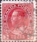 Stamps Canada -  Intercambio 0,20 usd   3 cent. 1923