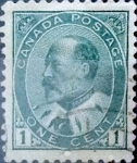 Stamps Canada -  Intercambio 0,20 usd 1 cents. 1903
