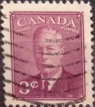 Stamps Canada -  Intercambio 0,20 usd 3 cents. 1949