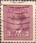 Stamps Canada -  Intercambio 0,20 usd 3 cents. 1953