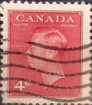 Stamps Canada -  Intercambio 0,20 usd 4 cents. 1949