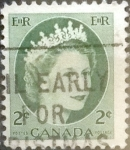 Stamps Canada -  Intercambio 0,20 usd 2 cents. 1954