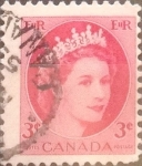 Stamps Canada -  Intercambio 0,20 usd 3 cents. 1954