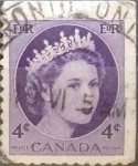 Sellos de America - Canad -  Intercambio 0,20 usd 4 cents. 1954