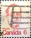 Stamps Canada -  Intercambio 0,20 usd 6 cents. 1973