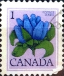Stamps Canada -  Intercambio 0,20 usd 1 cents. 1977